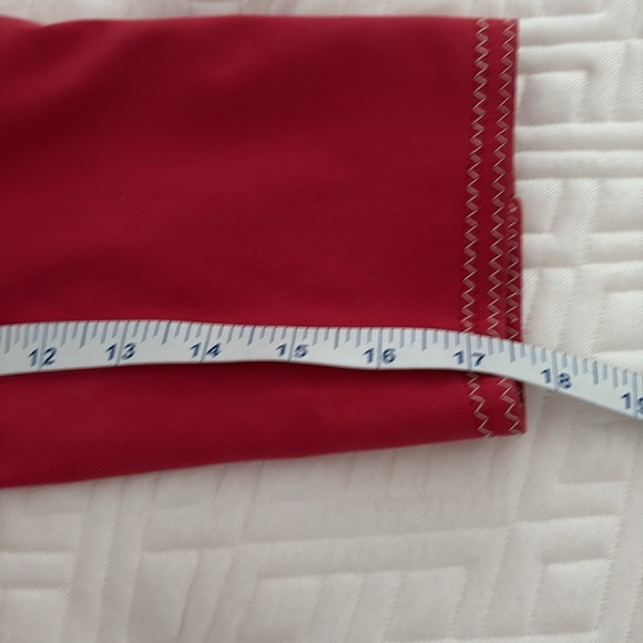 Carlisle Vintage Vibrant Red Blazer w/Front Zipper & Pockets. 98% Cotton. Size 6 - Picture 12 of 13